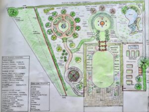 Jan Hoyland-Garden design plan 1