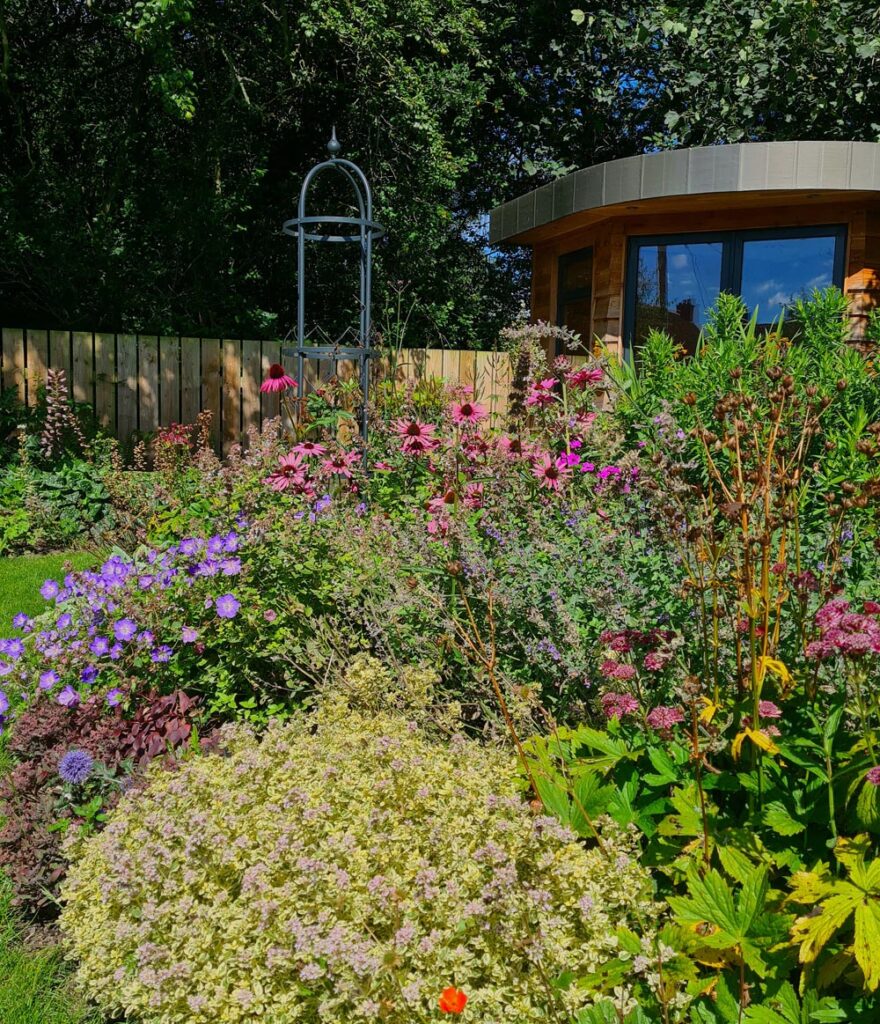 A Colourful Garden by Jan